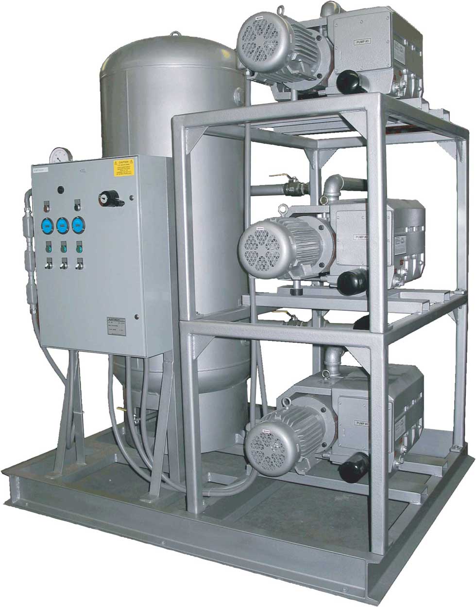 Tank Mounted Rotary Vane Vacuum System